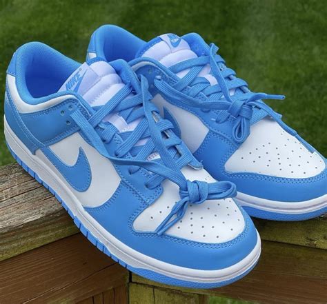 light blue Nike dunk lows